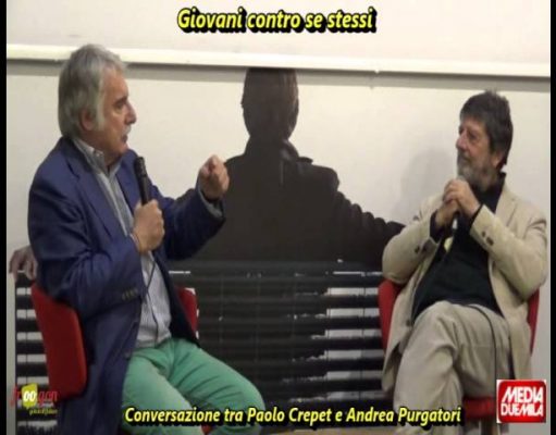 “Giovani contro. Se stessi”. Purgatori dialoga con Crepet, a Palazzo Incontro