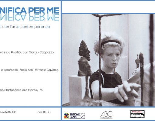 Cosa significa per me. Tre incontri sull’Arte Contemporanea