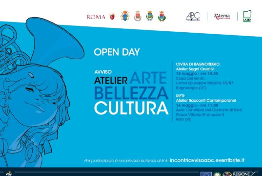 Open day Atelier Arte Bellezza e Cultura, prossimi incontri