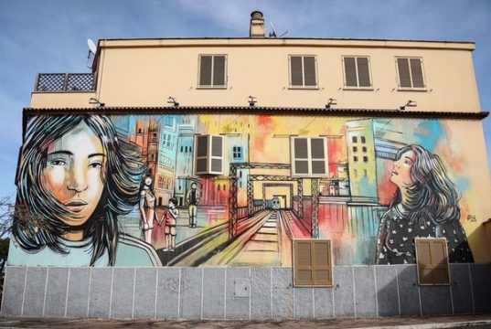Inaugurato a Roma “Valori di Strada”, primo murales del progetto One City