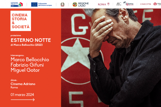 Cinema, Storia & Società – Esterno notte di Marco Bellocchio con Fabrizio Gifuni