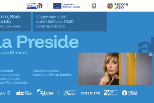 Al cinema Adriano la proiezione dei primi due episodi della serie TV “La Preside”